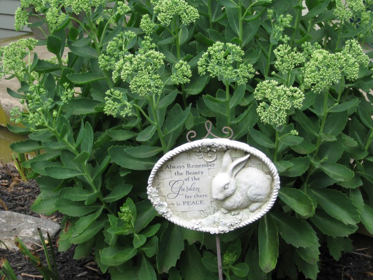 Garden plaque