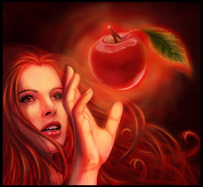 temptation-3-red-apple