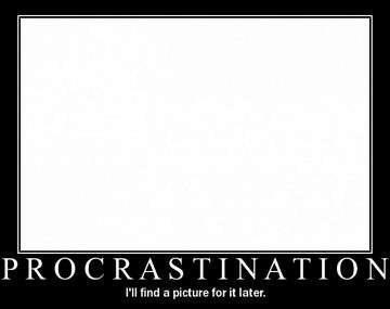 procrastination