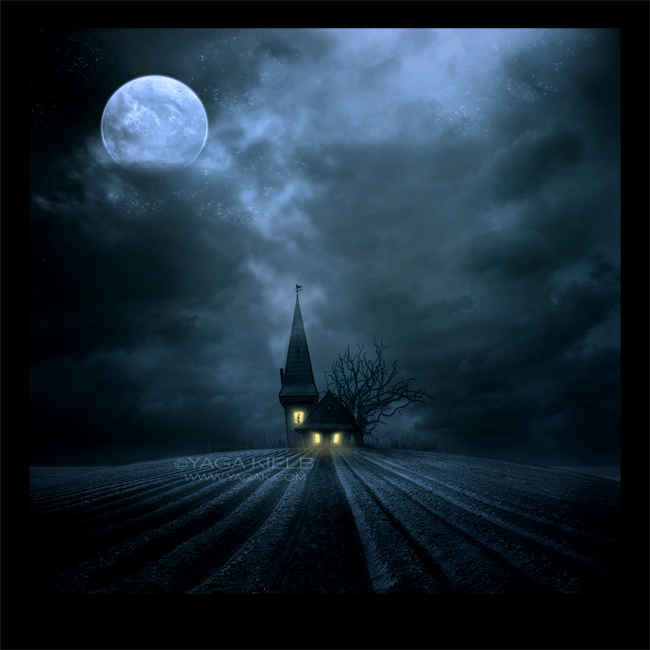 Starry_witch__s_hut_by_YagaK